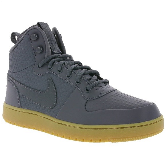 nike court borough mid winter grey